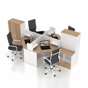 Комплект офисной мебели FLASHNIKA Simpl 17.1