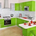Купить Купить Кухня FLASHNIKA Модерн №3 Зеленое Яблоко  | Flashnika. Фото 2