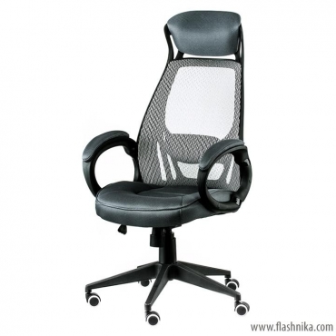 Крісло офісне Special4You Briz grey/black (E4909)