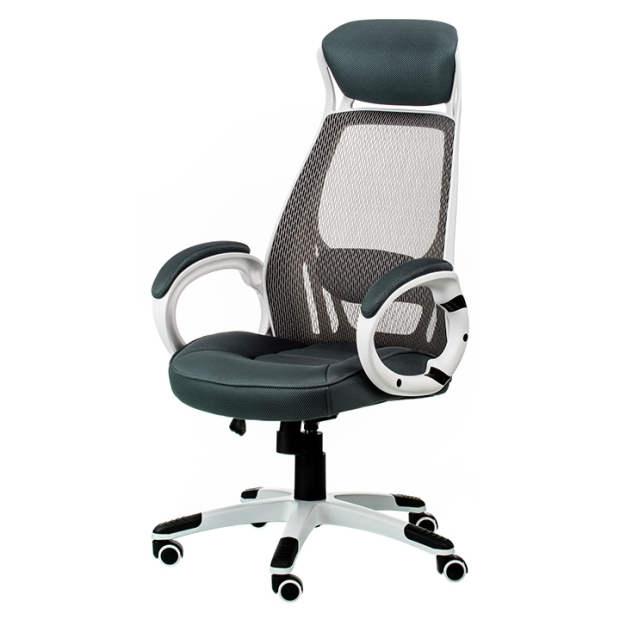 Кресло офисное Special4You Briz Grey/White (E0888)