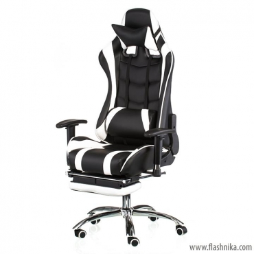 Геймерське крісло Special4You ExtremeRace black/white (E4732)