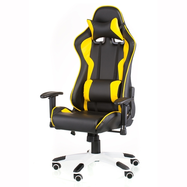 Геймерское кресло Special4You ExtremeRace black/yellow (E4756)