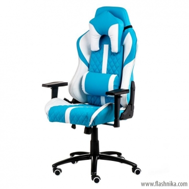Геймерське крісло Special4You ExtremeRace light blue/white (Е6064)