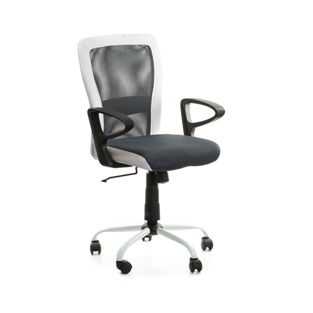 Кресло офисное Office4You Leno black white (27785)