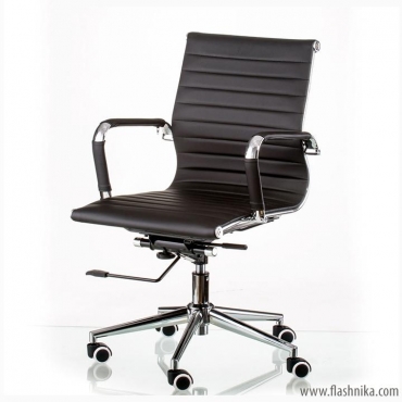Крісло офісне Special4You Solano 5 artleather black (E5340)