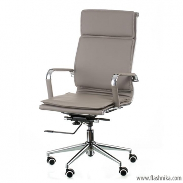 Крісло офісне Special4You Solano 4 artleather Grey (E5845)