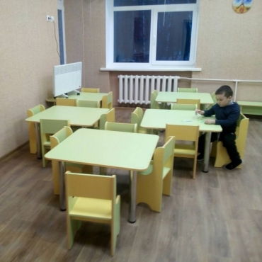 Меблі для дитячого садка (салатовий/жовтий) індивідуальне замовлення №86