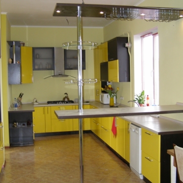 Кухня (желтый) индивидуальный заказ №134