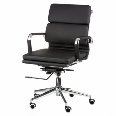 Крісло офісне Special4You Solano 3 artleather black (E4800)