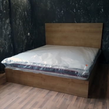 Кровать ДСП (Бук Бавария светлый) индивидуальный заказ №400