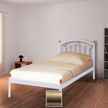 Кровать металлическая Монро мини, золото/палитра Структура (Металл-Дизайн)