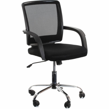 Кресло офисное Office4You VISANO Black/Chrome (27786)