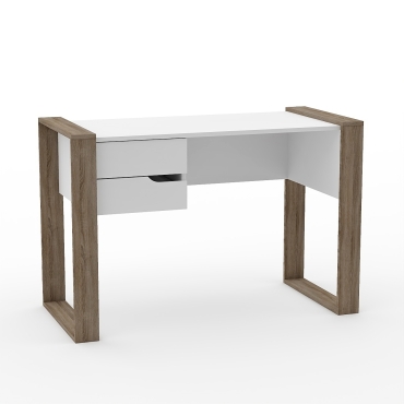 Комп'ютерний стіл FLASHNIKA LEGA 35 ( Німфея альба/ Дуб сонома трюфель)