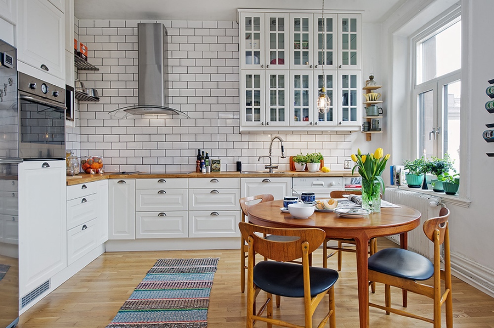 скандинавський стиль в інтер'єрі кухні